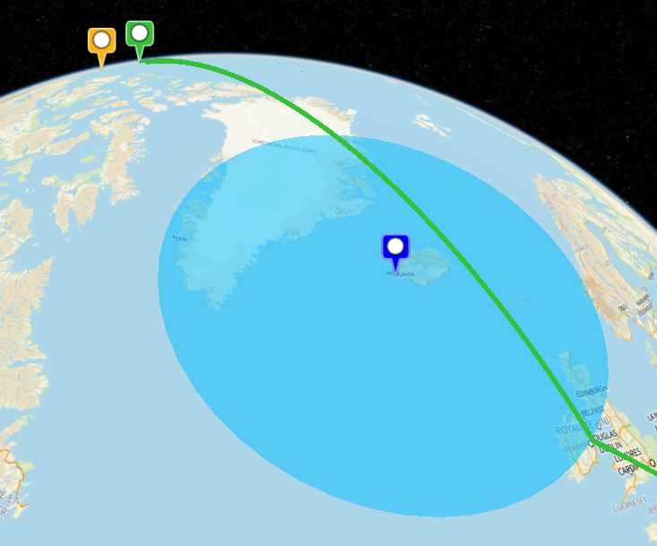 Geodesic feature type